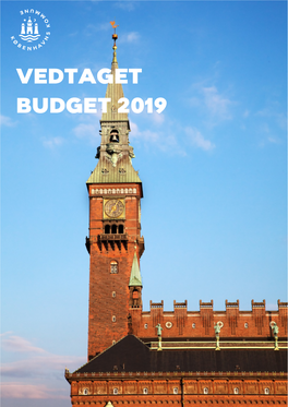 Vedtaget Budget 2019