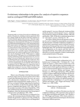 Analysis of Repetitive Sequences Used As Cytological FISH and GISH Markers