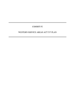 Western Service Area Act 537 Plan.Pdf