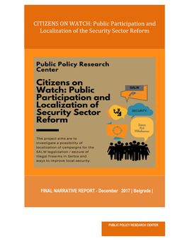 Public Participation and Localization of the Security Sector Reform