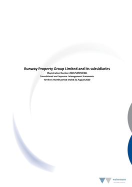 Runway Property Group Limited and Its Subsidiaries