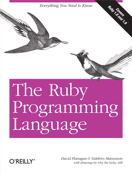 The Ruby Programming Language Other Resources from O’Reilly