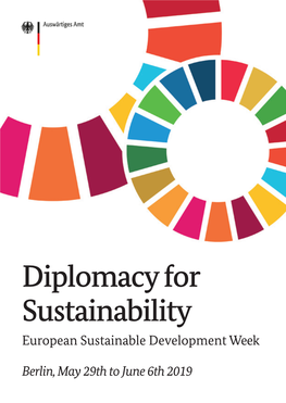 Diplomacy for Sustainability European Sustainable Development Week