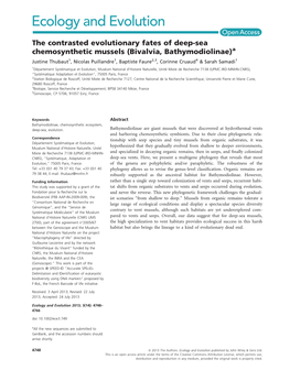 The Contrasted Evolutionary Fates of Deepsea