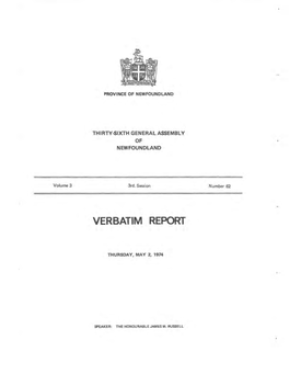 Verbatim Report