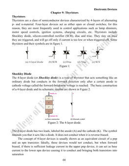 68 Chapter 9: Thyristors Thyristors Thyristors Are a Class Of