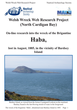 Welsh Wreck Web Research Project Nautical Archaeology Society