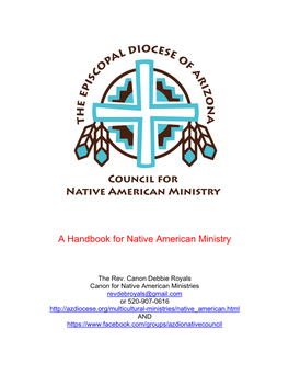 A Handbook for Native American Ministry