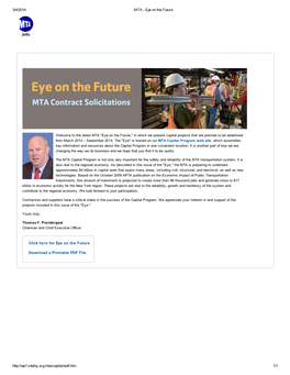 Eye on the Future Download a Printable PDF File