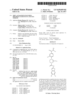 United States Patent (10) Patent No.: US 9,630,959 B2 Ando Et Al