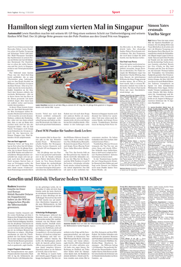 Bieler Tagblatt 17. September 2018