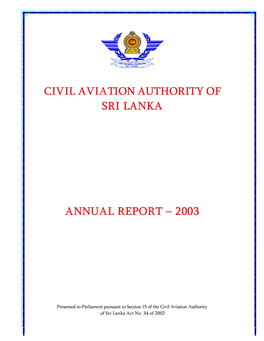 Annual Report 2003 Draft 10