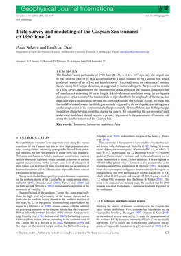 Geophysical Journal International