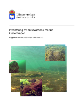 Inventering Av Naturvärden I Marina Kustområden