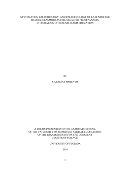 University of Florida Thesis Or Dissertation Formatting