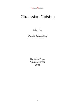 Circassian Cuisine