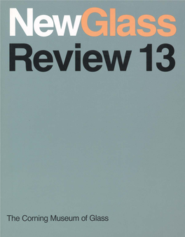 New Glass Review, Zusatzliche Expemplare Der New Glass Review Please Contact: Konnen Angefordert Werden Bei