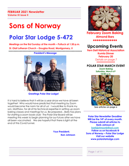 Polar Star Newsletter Deadline Th All Been Vaccinated