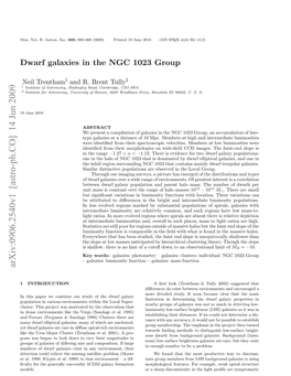 Dwarf Galaxies in the NGC 1023 Group 3