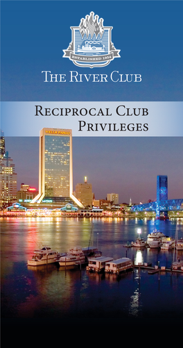 Reciprocal Club Privileges