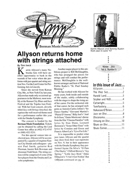Allyson Returns Home
