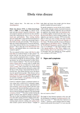 Ebola Virus Disease