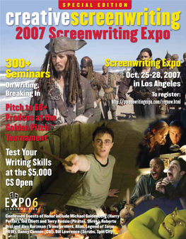 Screenwriting Expo Direct Mail Promotion