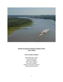 Inland Navigation Channel Training Works ASCE MOP