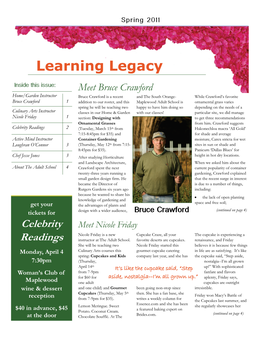 Learning Legacy