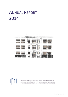 Annual Report 2014 – 1