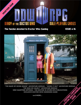 Diary of the Doctor Who Role-Playing Games, Issue