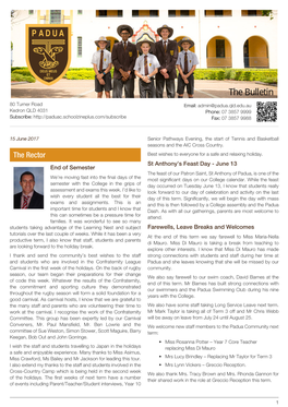 Padua College Enewsletter