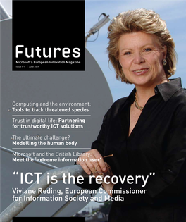 Futures Microsoft’S European Innovation Magazine Issue N°4 I June 2009