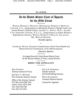 In the United States Court of Appeals for the Fifth Circuit