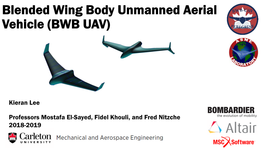 Blended Wing Body Unmanned Aerial Vehicle (BWB UAV)