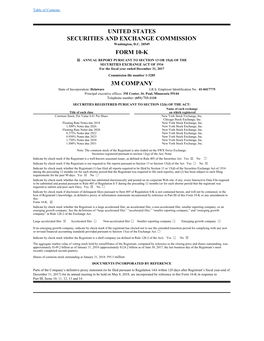 United States Securities and Exchange Commission Form