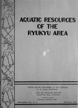 Aquatic Resource of the Ryukyu Area