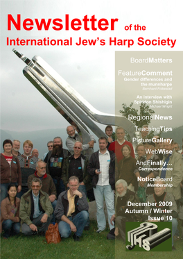 IJHS Newsletter 10, 2009