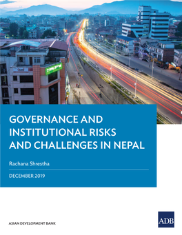 Governance and Institutional Risks and Challenges in Nepal
