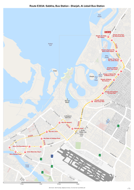 View Or Download E303A Bus Route As