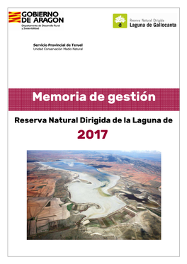 Memoria Patronato Gallocanta 2017-Definitiva