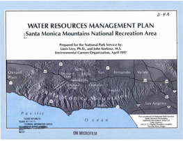Water Resources Management Plan, Santa