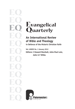 Evangelical Quarterly