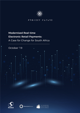 Modernised Real-Time Electronic Retail Payments: a Case for Change for South Africa