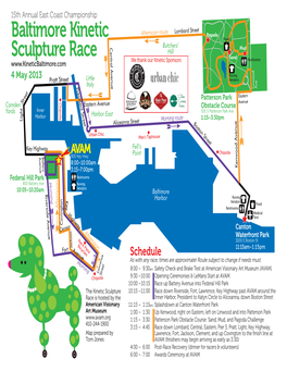 2013 Baltimore Kinetic Sculpture Race Spectator's Guide