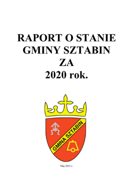 RAPORT O STANIE GMINY SZTABIN ZA 2020 Rok