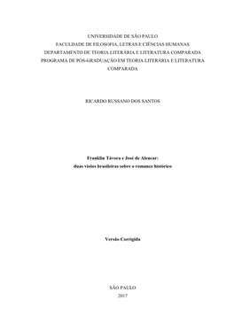 Guerra Dos Mascates (1873-4), De José De Alencar, O Matuto (1878) E Lourenço (1881), Ambos De Franklin Távora