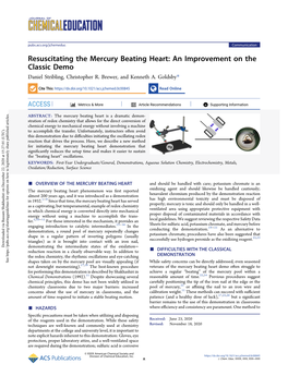 Resuscitating the Mercury Beating Heart: an Improvement on the Classic Demo Daniel Stribling, Christopher R