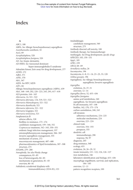 Human Fungal Pathogens