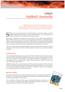 Softball Australia